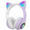 Cat Ear Headphone Bluetooth 3.5 Stereo Headset, STN-28 Audio Device, Noise Canceling and Microphone. (R-M) - Image 5