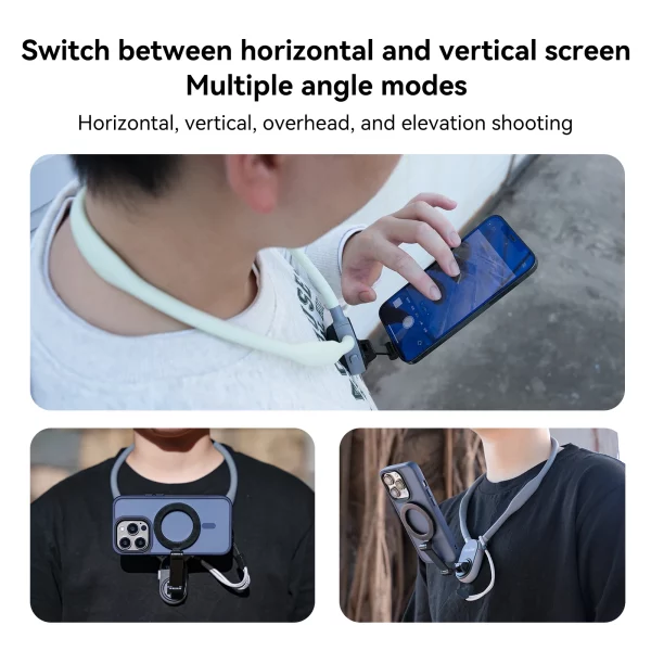 Quick Release Magnetic Neck Mount Hold for Iphone 15 14 13 12 11 10 SAMSUNG HUAWEI XIAOMI Smart Phone Accessories - Image 3