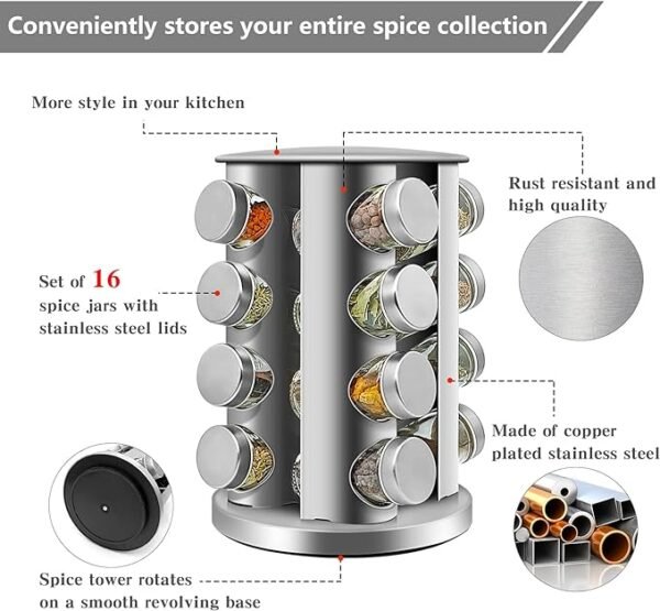 16-Jar Spice Storage - Image 5