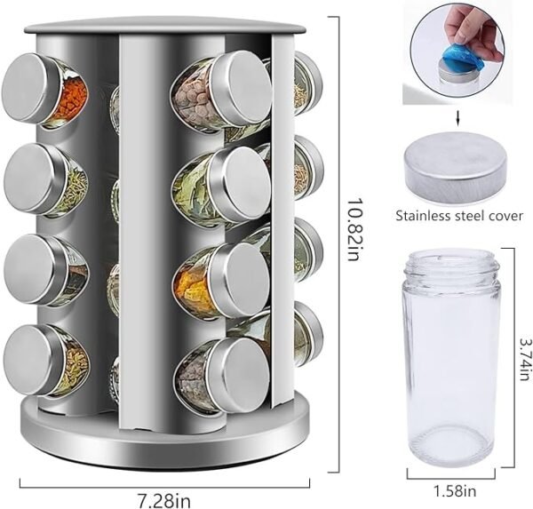 16-Jar Spice Storage - Image 10