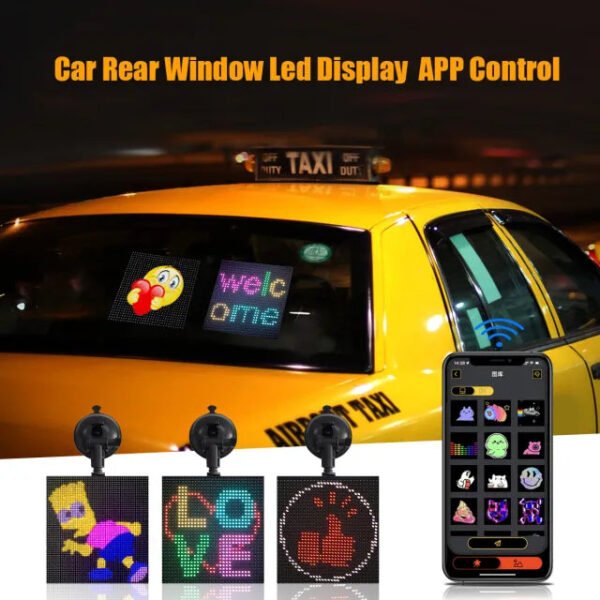 Car Rear Window LED Display - Image 2
