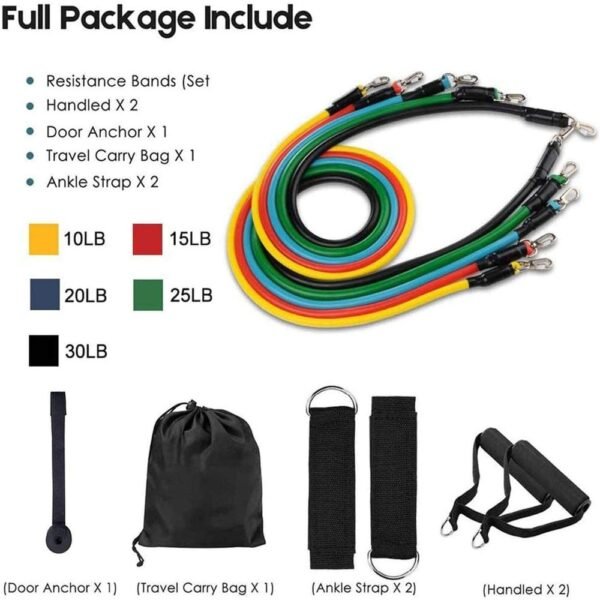 Exercise Band Set of 11 Pcs - Image 4