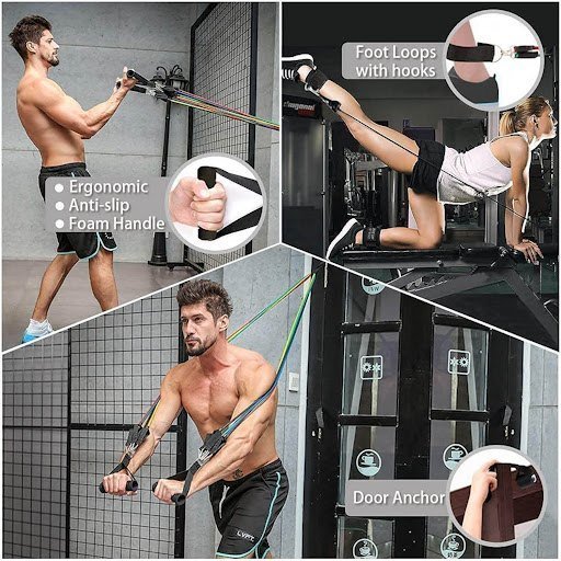 Exercise Band Set of 11 Pcs - Image 3