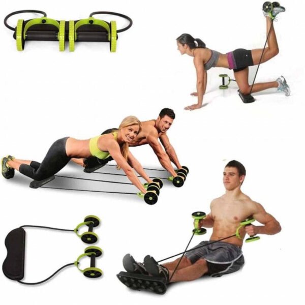 Core Double AB Roller Wheel Fitness - Image 2