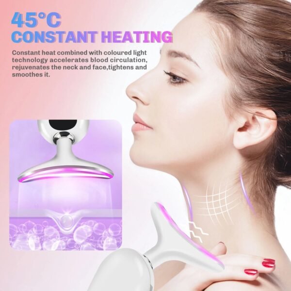 LED Neck Face Beauty Device Facial Massager - Image 7