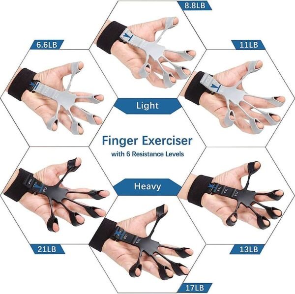 Metal hook grip strength trainer - Image 3
