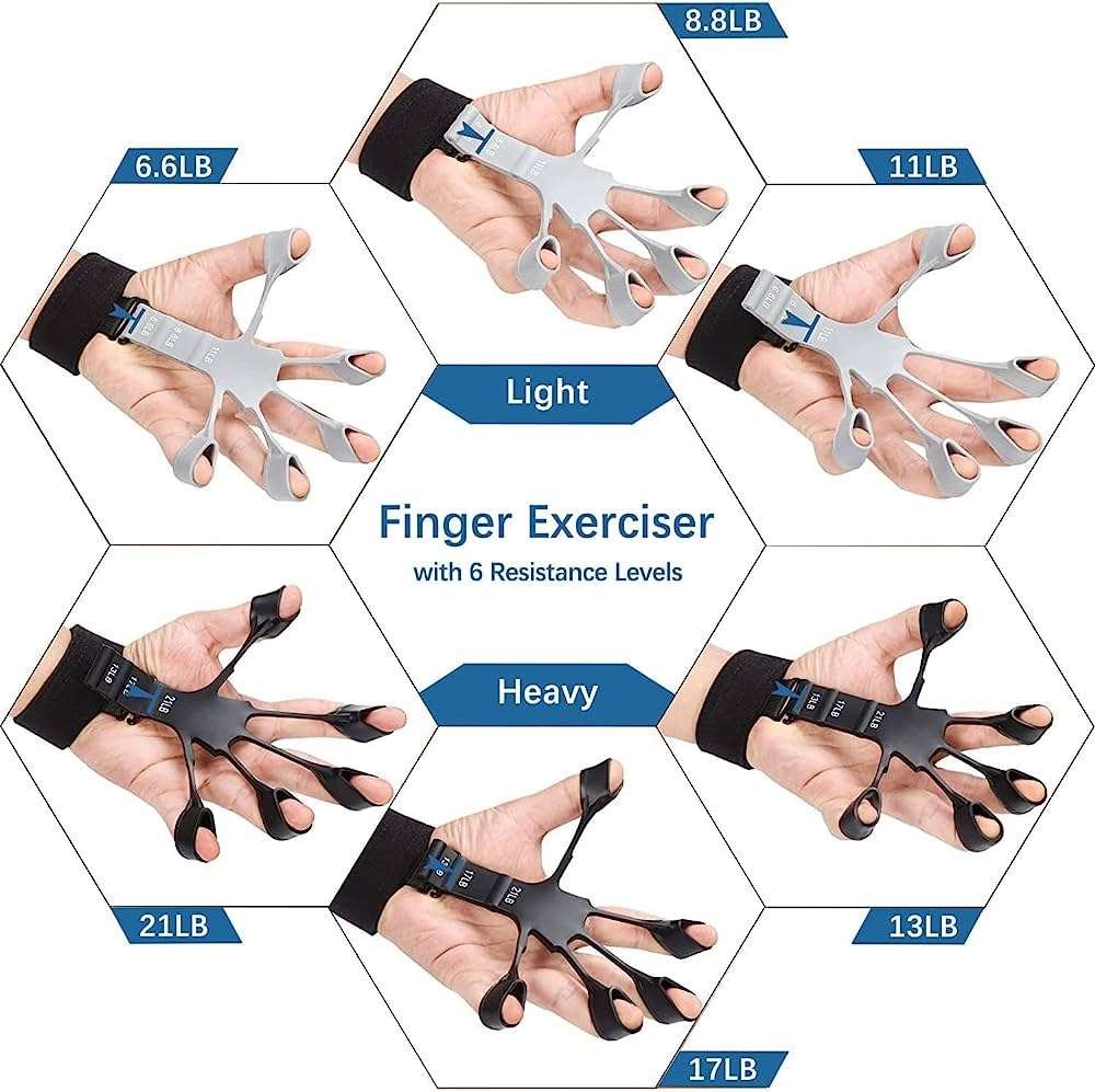 Metal hook grip strength trainer - Image 3