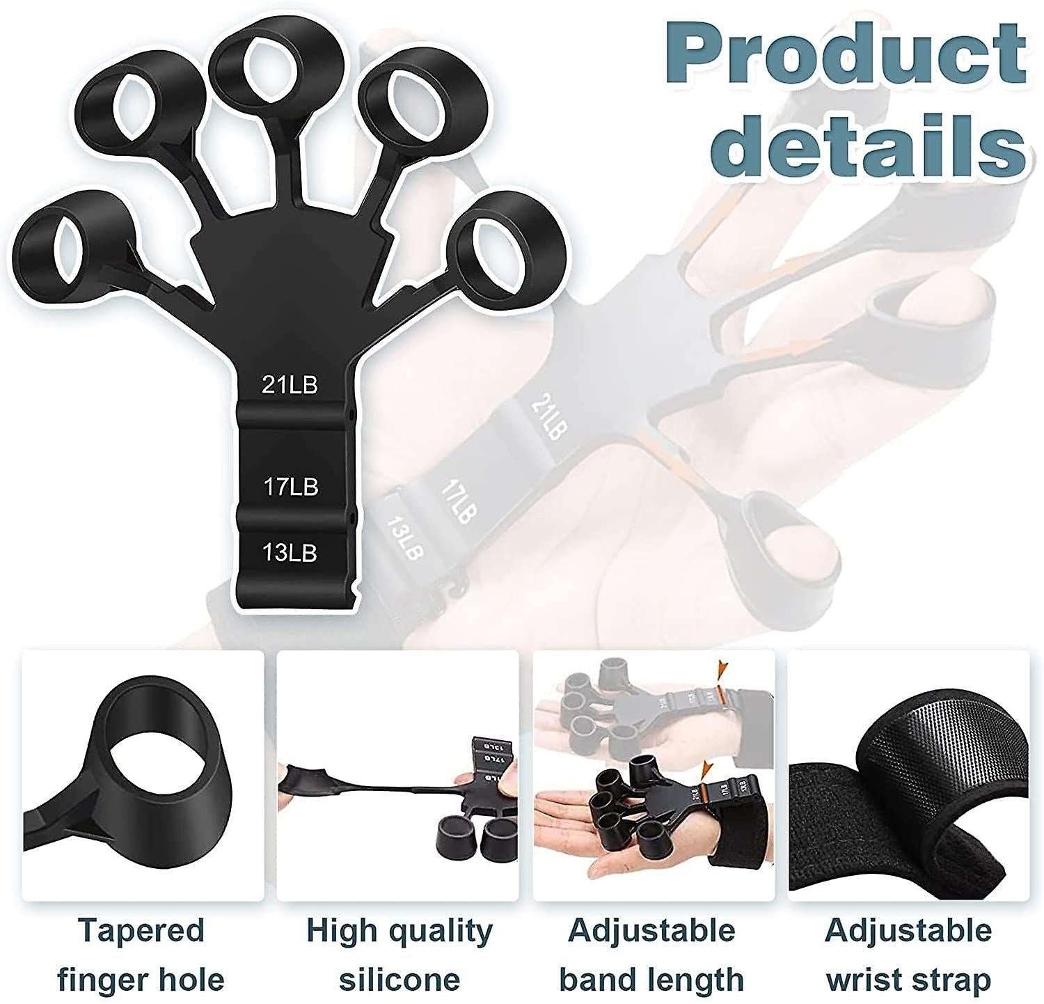 Metal hook grip strength trainer - Image 2