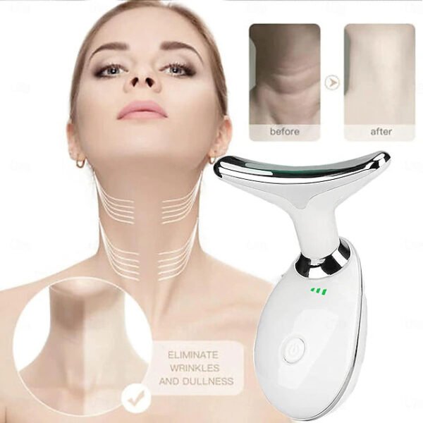 LED Neck Face Beauty Device Facial Massager - Image 3