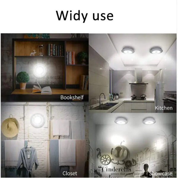 Wireless LED Night Light with Remote Control ( Pack Of 2 ) - Image 2