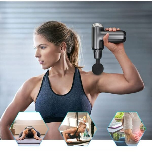 Muscle Massage Gun with 4 Heads FH-820 - Image 2