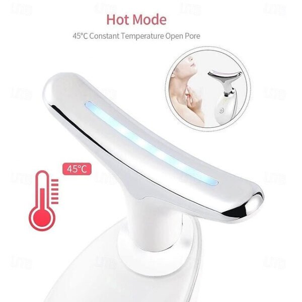 LED Neck Face Beauty Device Facial Massager - Image 6