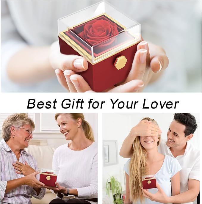 Rotating Rose Gift Box - Image 3
