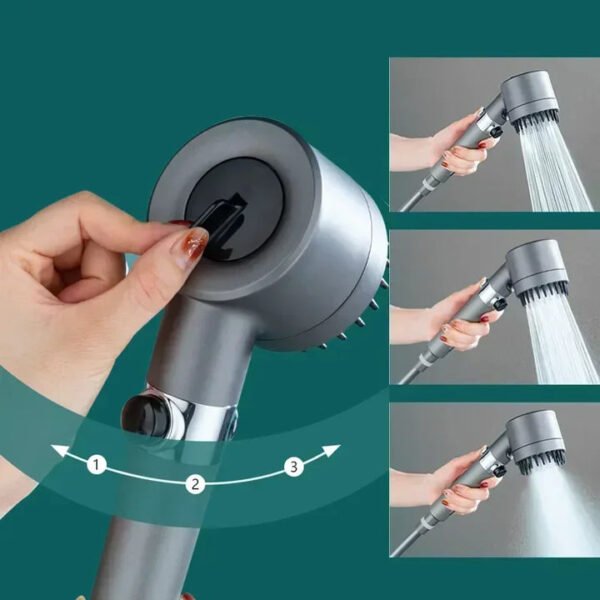 High Pressure 3 Modes Shower Head - Image 5