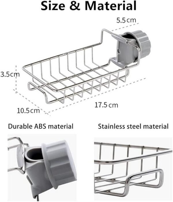 Stainless Steel Faucet Shelf - Image 4