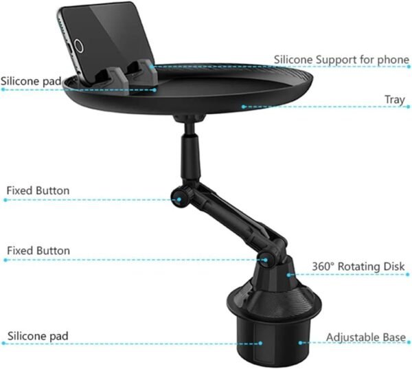 Cup Holder Food Tray - Image 7